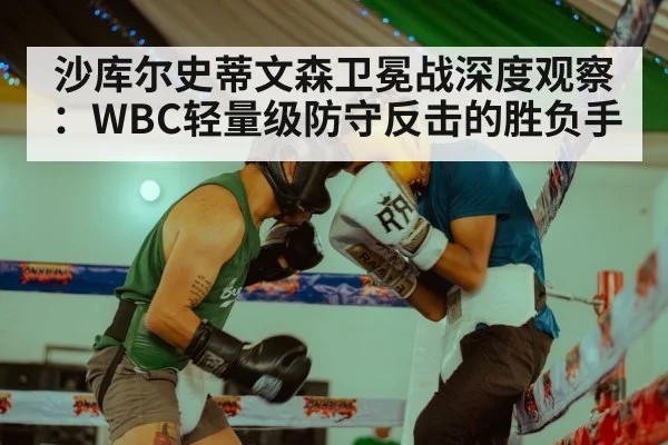 沙库尔史蒂文森卫冕战深度观察：WBC轻量级防守反击的胜负手