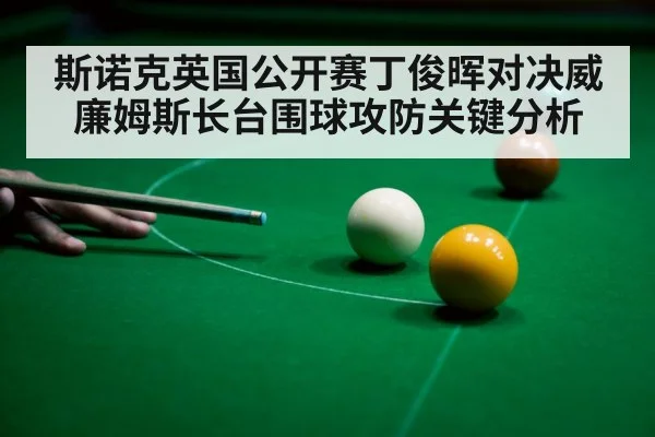 斯诺克英国公开赛丁俊晖对决威廉姆斯长台围球攻防关键分析